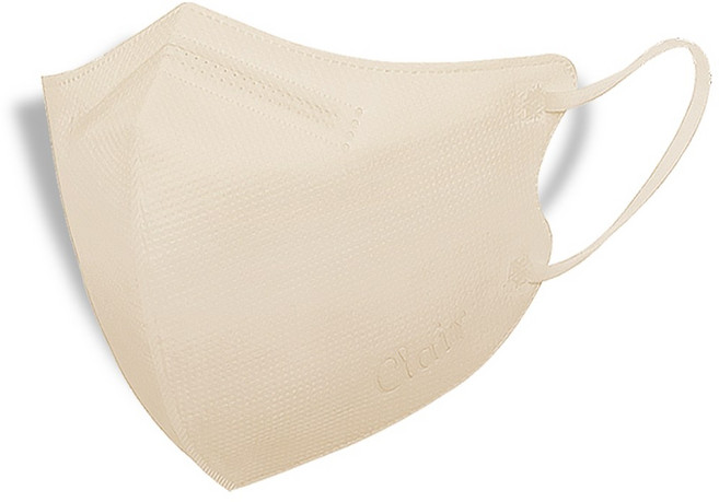 (L size) KF94 숨편한 클레어마스크 스탠다드핏 대형 50매, 50매입, 1개, [KF94]대형-베이지
