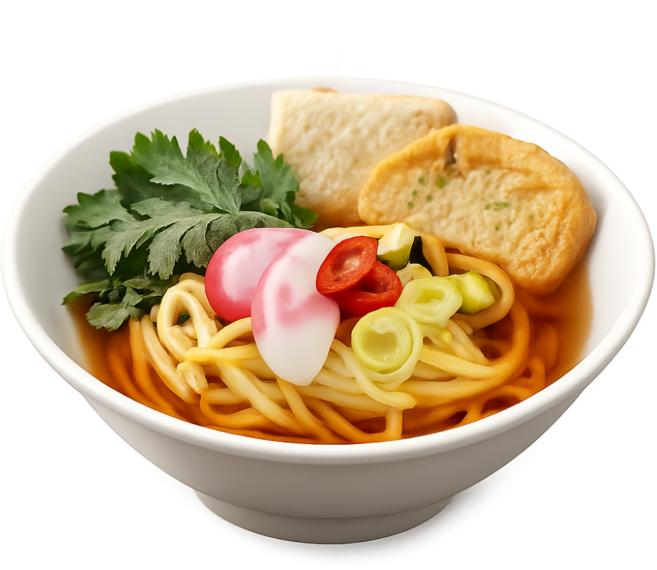 [아츠아츠] 진한 가쓰오 어묵 쫄우동 2인분 생면 우동, 4세트, 630g