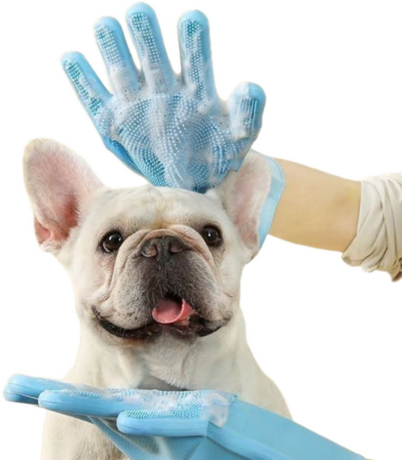 모디크 반려동물 목욕장갑, 1세트, 블루