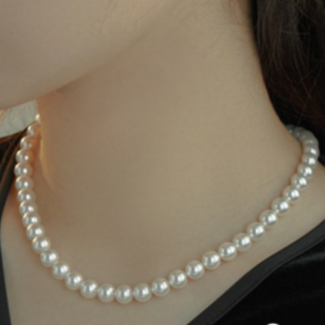 캔디플래닛 심플 베이직 진주 패션 목걸이