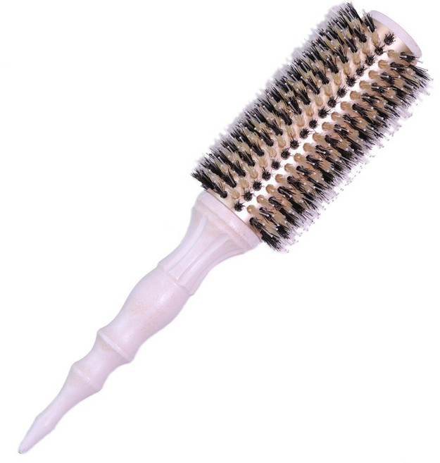 [롤킹] 미쏠 블랑 열판 드라이 롤빗 돈모브러쉬+투명 펄핀셋, 1개, 7호/핀셋1개