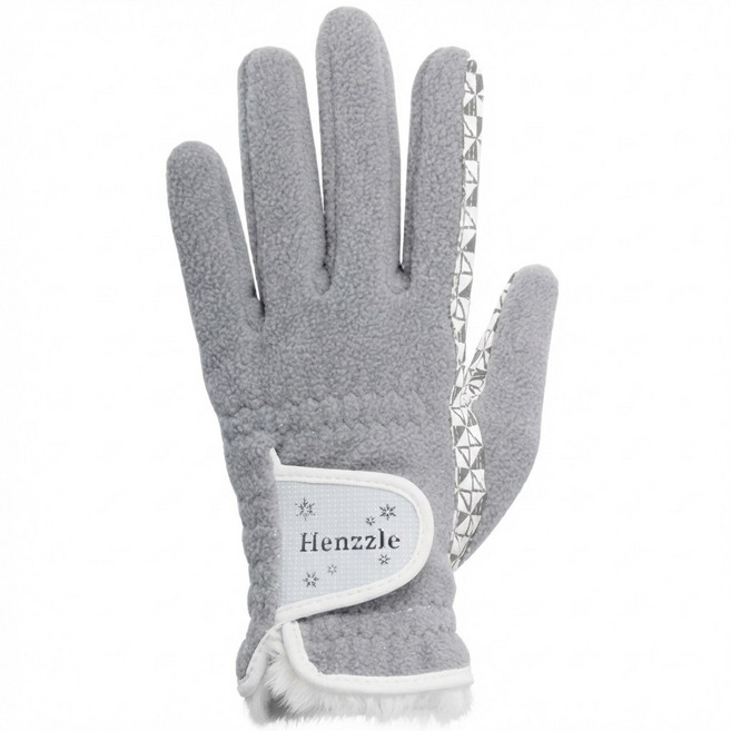 핸즐 여성용 겨울 폴라폴리스 골프장갑 양손 방한장갑 겨울장갑, [사이즈] 19호