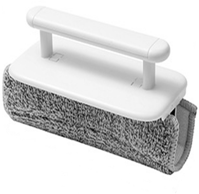 잼퍼니 접이식/탈부착식 창문 창틀 틈새 브러쉬 청소솔, 화이트, 1개