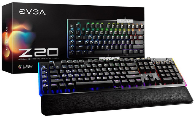EVGA Z20 RGB 한글 게이밍 광축 키보드 (리니어)