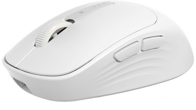 한성컴퓨터 무선 마우스, BM200, 스노우 화이트