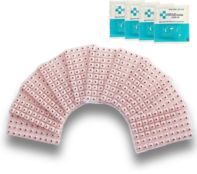 오야랩 붓기쏙귀침 귀지압 다이어트 패치 600개, 스킨, 2세트