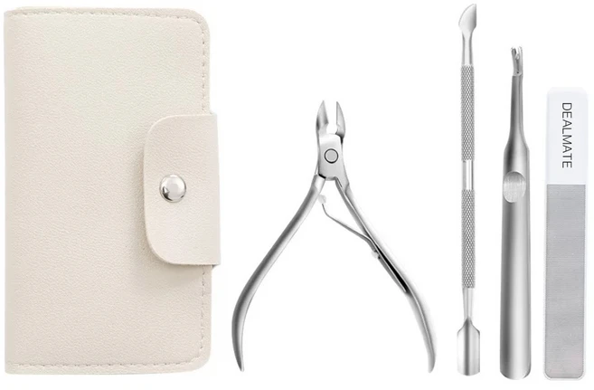 딜메이트 전문가용 셀프 네일케어 4종 큐티클 니퍼 푸셔 손톱정리, 1개, DM21 - 쿠팡