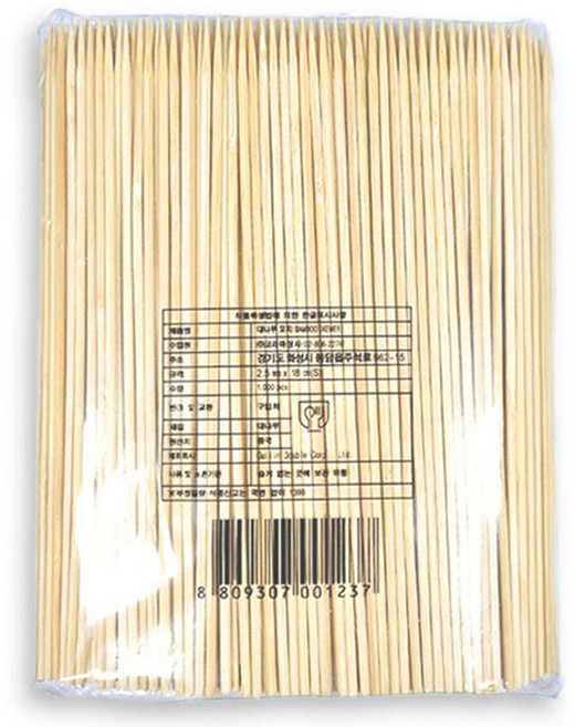 엠엔피 대나무 산적꼬지 18cm, 2개, 1000개