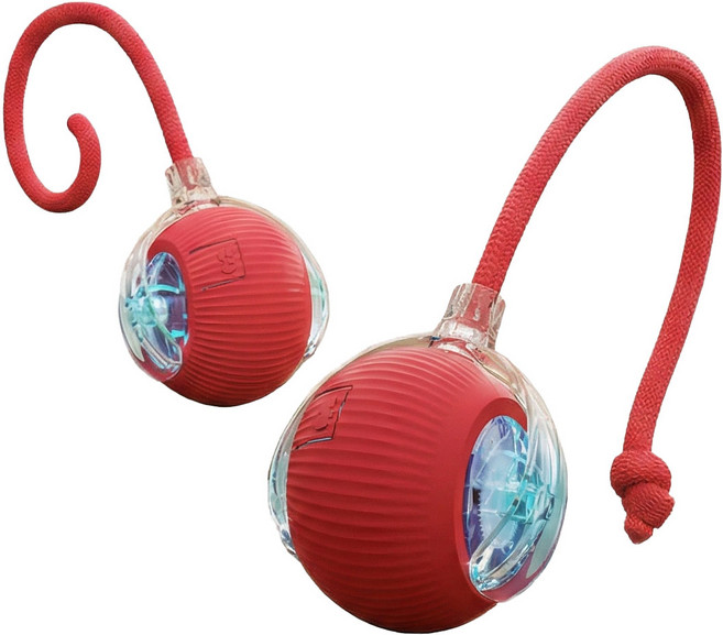 자동 오토 꼬리 공 끈 줄 테일 볼 장난감 움직이는 사냥 쥐 고양이 강아지 소형견, 자동테일볼, 1개