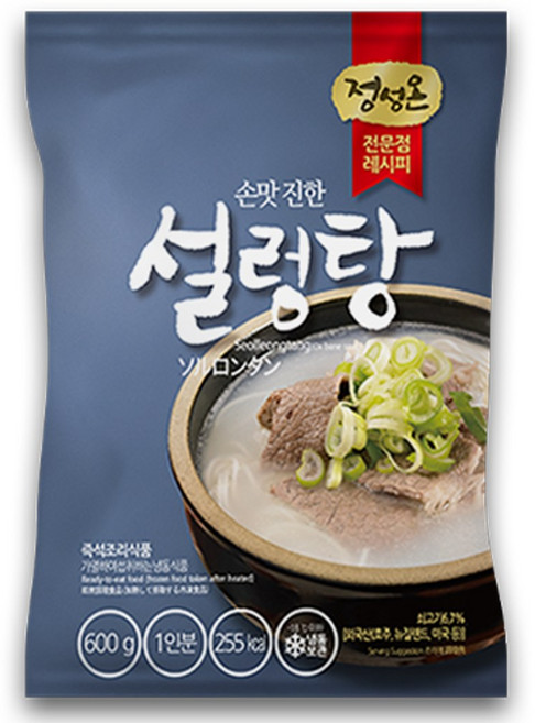 초원식품 정성온 설렁탕 냉동, 600g, 10개