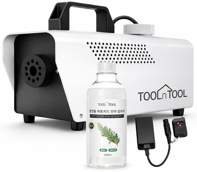 툴앤툴 피톤치드 연무기 탈취제 방역소독기 S-40G 무선리모컨 패키지 화장실냄새제거 새집증후군 담배냄새제거, 1개, 500L