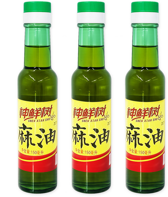 홍홍 중국식품 마유 마조유 중국향신료, 150ml, 3개
