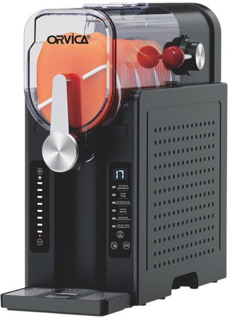 네스트리 가정용 미니슬러시기계 스무디 슬러시머신 캠핑 학원 소프트아이스크림, 본품 블랙