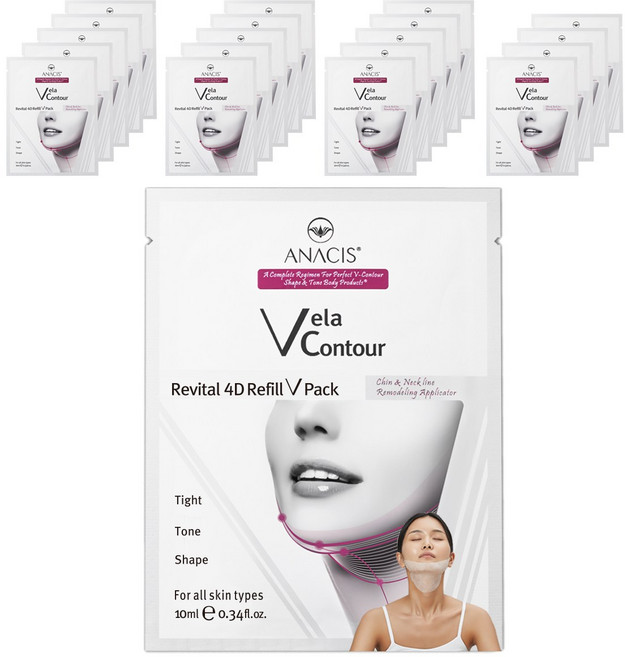 벨라컨투어 리필 목주름팩 20매(4종임상시험완료), 4개, 5개입