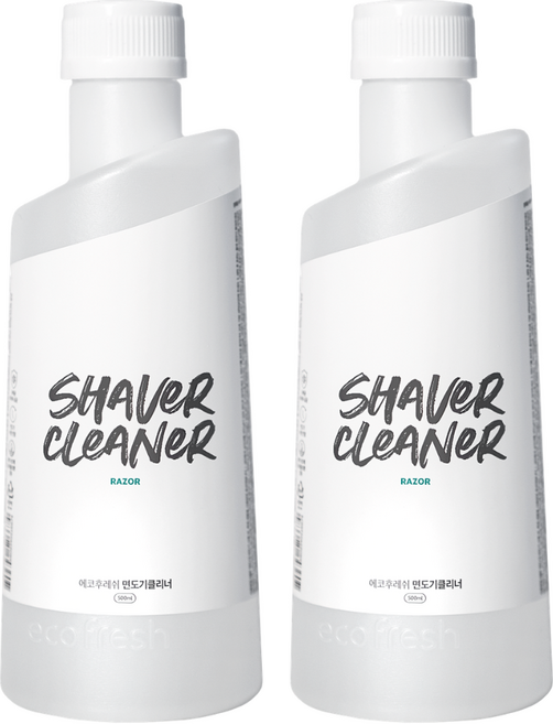 에코후레쉬 면도기클리너 500ml 1개, 1개입, 2개