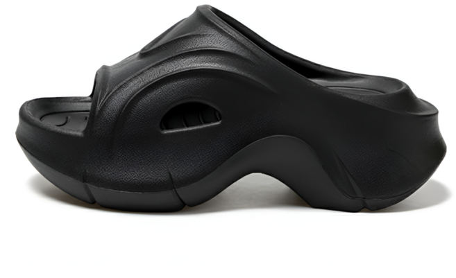 심플스텝 여성용 발편한 키높이 통굽슬리퍼 7cm