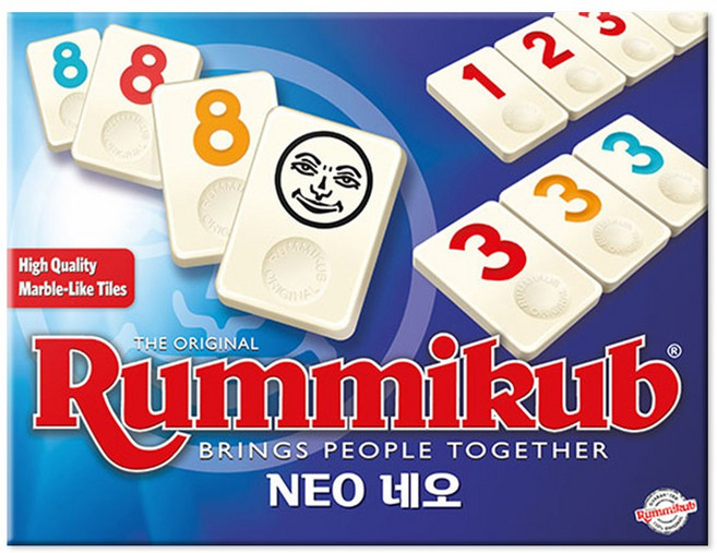 루미큐브 네오 보드게임 (타일 주머니 증정), 1개
