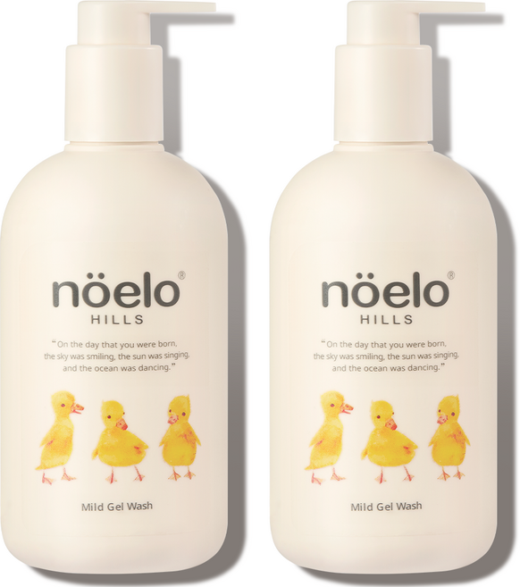 [노엘로힐스] 눈 안따가운 탑투토 아기 바디워시 (청담동 산후조리원 / 신세계 현대 롯데 백화점 / 마일드젤워시), 2개, 300ml