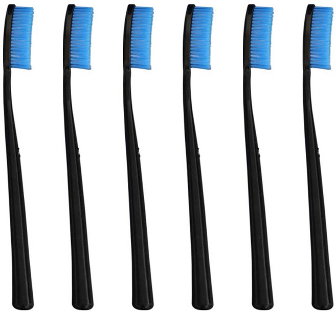 빠이러스 킹스나이퍼 부드러운 이중 미세모 대왕 칫솔, 6개, 1개입