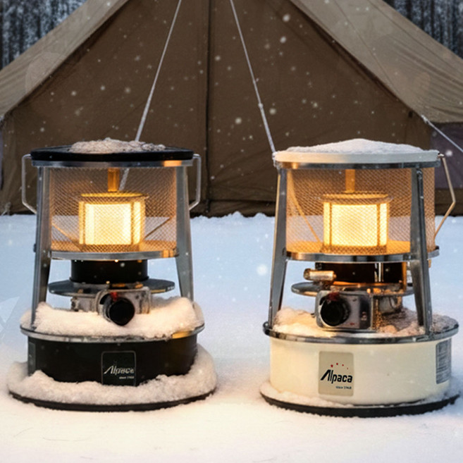 알파카 캠핑 기름 난로 등유 심지 석유 히터, 231세라믹, 단품, 블랙