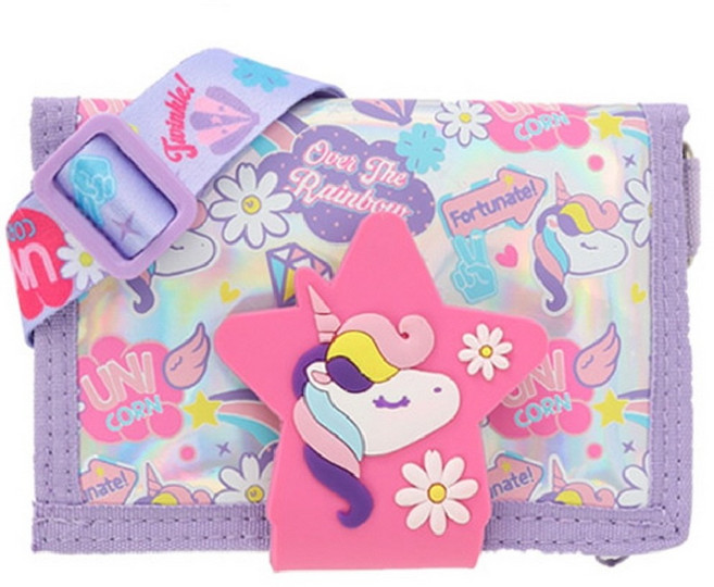 유니콘 목걸이지갑 초등학생 지갑 여아지갑