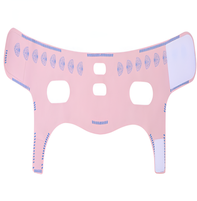 픽 마스터 페이스 턱살 얼굴 윤각 탄력 리프팅밴드 2개, 1개, 핑크