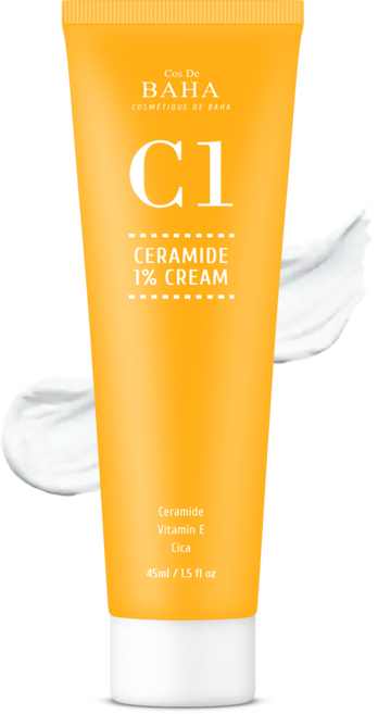코스드바하 C1 세라마이드1% 비타민E 수분 보습 크림 45ml, 1개
