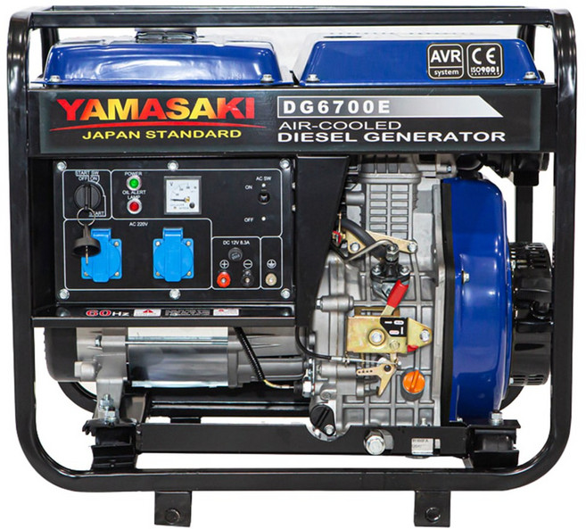 야마비시 디젤 발전기 5kW 선박용 낚싯배 DG6700E