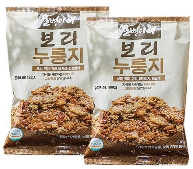 김선애 오병이어 뚱딴지 보리누룽지, 30개