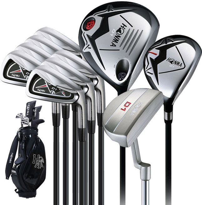 혼마 D1 남성용 올인원 풀세트 캐디백포함, S 세트, 캐디백 색상 랜덤