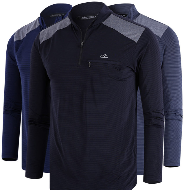 [1+1] 남성 여름 아이스 집업 냉감 티셔츠 작업복 쿨 스판 상의 95~115