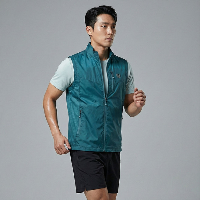 모렉스 여름 남성 뒷 망사 등산 작업 조끼 등산복 아웃도어 241