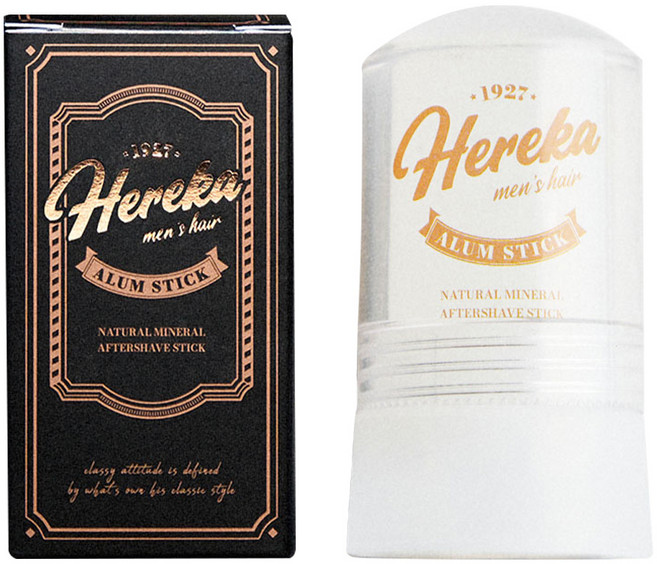 헤레카 알럼스틱 천연 명반석 애프터쉐이브, 60g, 1개