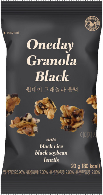 산과들에 원데이 그래놀라 블랙, 30개