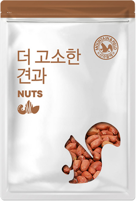 [산과들에] 수입볶음땅콩 800g /25년산 햇견과 견과류, 1개
