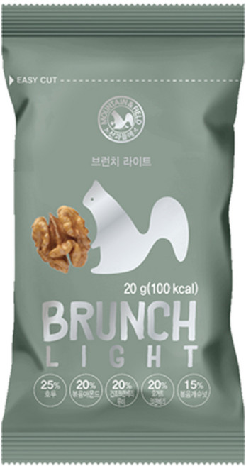산과들에 브런치 라이트 하루견과, 50개