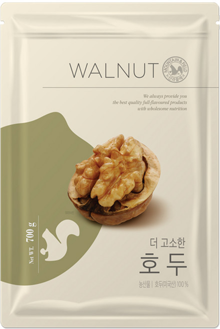 산과들에 25년산 햇 견과류 호두 700g, 1개