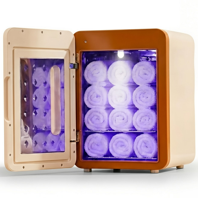 사녹스 업소용 UV 살균 미니 타올 온장고 네일샵 피부샵 미용 피부관리 가정용 수건 살균 소독 찜질, 모델 A