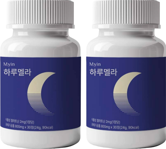 마이인 식물성 멜라토닌 2mg 하루멜라 타트체리 트립토판, 2개, 30정