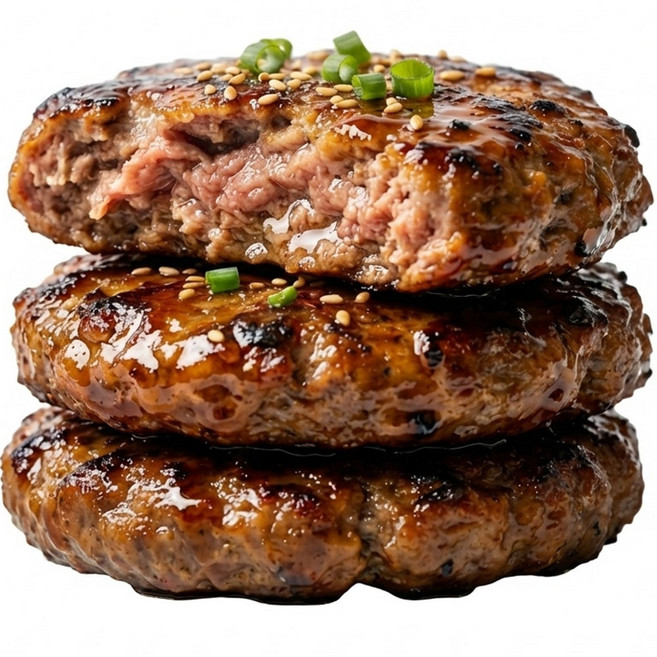 한우 떡갈비 스테이크 1.5kg 반죽 대용량 업소용, 1개