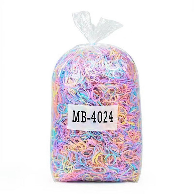 컬러 고무줄 머리끈 TPU밴드 초 대용량 1kg
