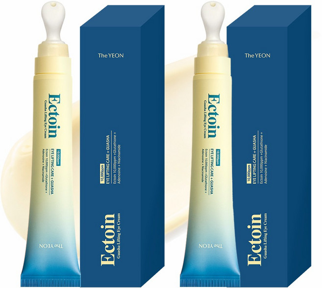 더연 엑토인 괄사 리프팅 아이크림 / 다크서클 눈밑지방 주름개선, 2개, 30ml