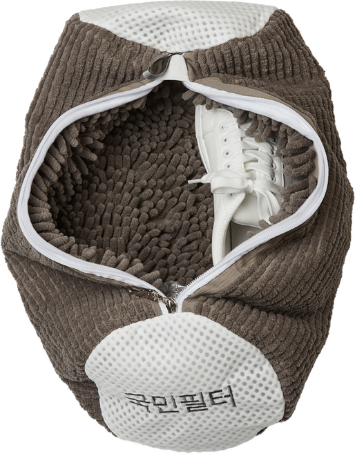국민필터 신발 운동화 세탁망 고리형 특대형, 2개, 모카