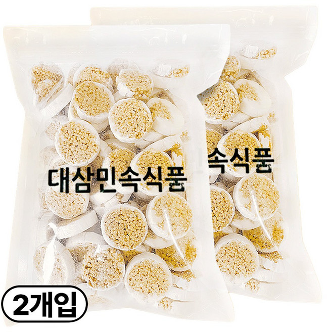 대삼민속식품 매화과자 원형 옥춘 옛날과자, 2개, 500g