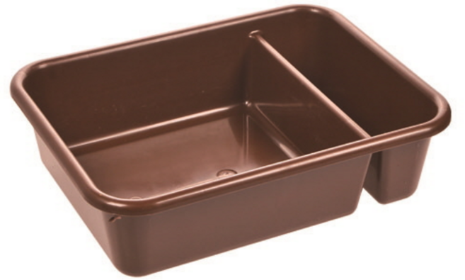 업소용 식기 수거함 설거지통 수거통, 2칸(2구), 1개