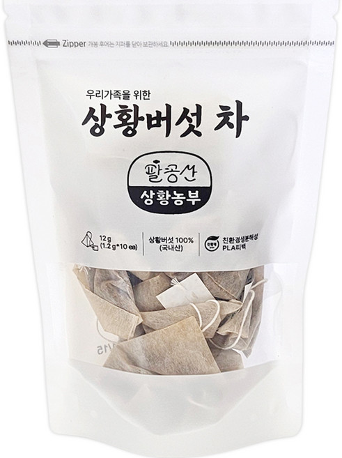 팔공산상황농부 국산 상황버섯차 건강차 티백차 1.2g 10개 (농장직송)