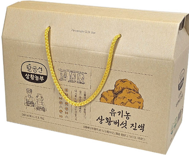 국산 유기농 참나무 장수 상황버섯 진액 80ml 30포 (농장직송), 30개