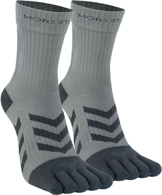 모어스텝 쿨맥스 흡한속건 파일 발가락양말 장목 / 쿨맥스 원사의 기능성과 적절한 쿠션감으로 스포츠 활동성 강화