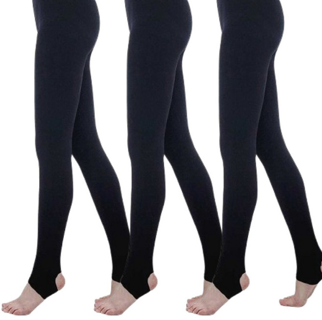 [대한민국생산] 기모스타킹 겨울 압박 팬티 스타킹 타이즈 레깅스 유발 무발 고리 검정