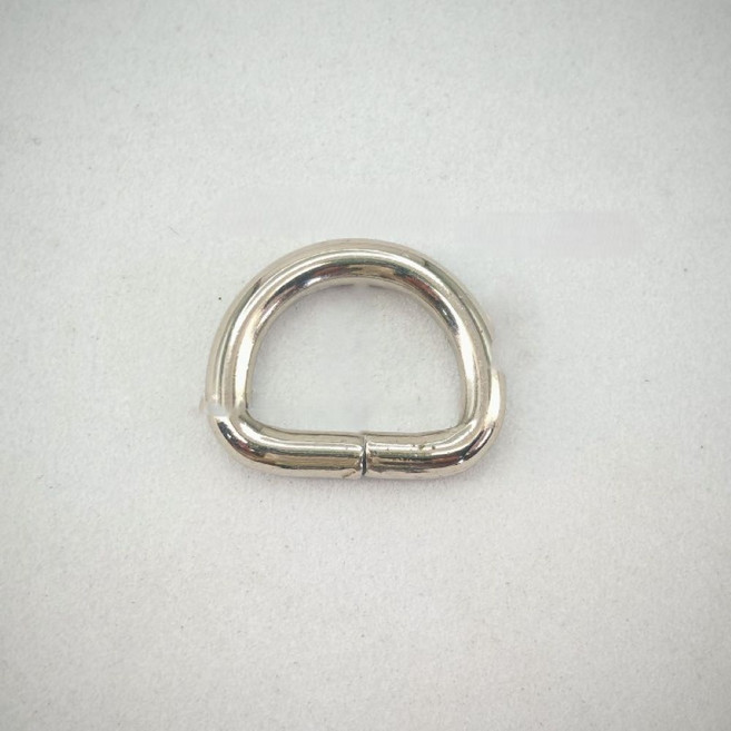 가방부자재 D링 연결고리 내경13mm 내부높이10mm 10ps, 10개, 밝은은색